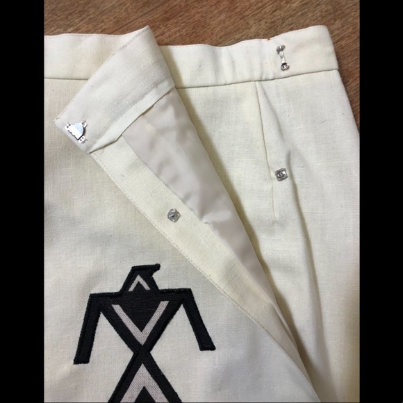 VINTAGE! Bettmaar artwear totem skirt! Wearable art. Vtg Size 8. Modern Size 4 - Picture 4 of 7